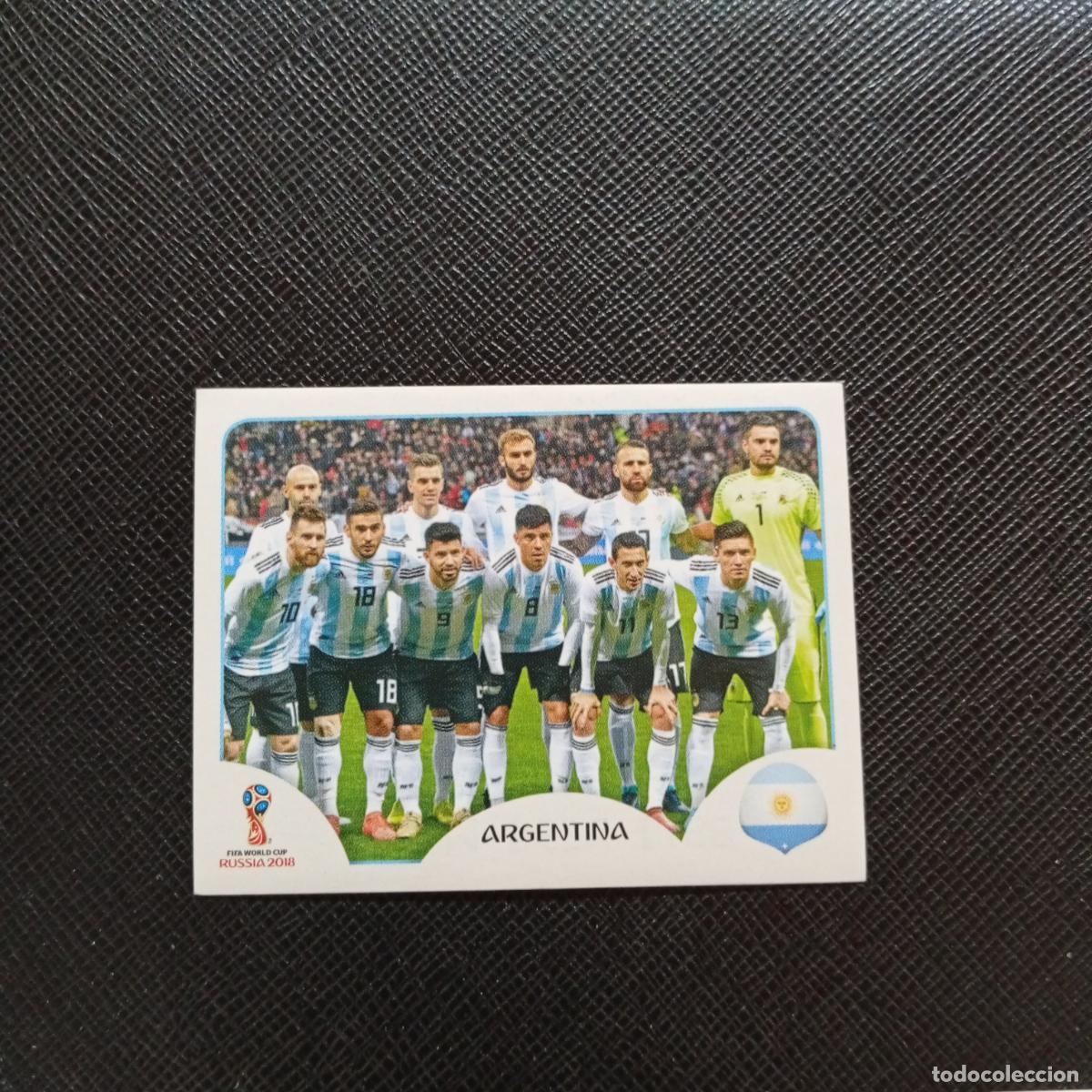 Football Stickers: 273 MESSI ALINEACION ARGENTINA PANINI MUNDIAL RUSIA 2018 CROMO FUTBOL 18 - SIN PEGAR - A26 PG35 B