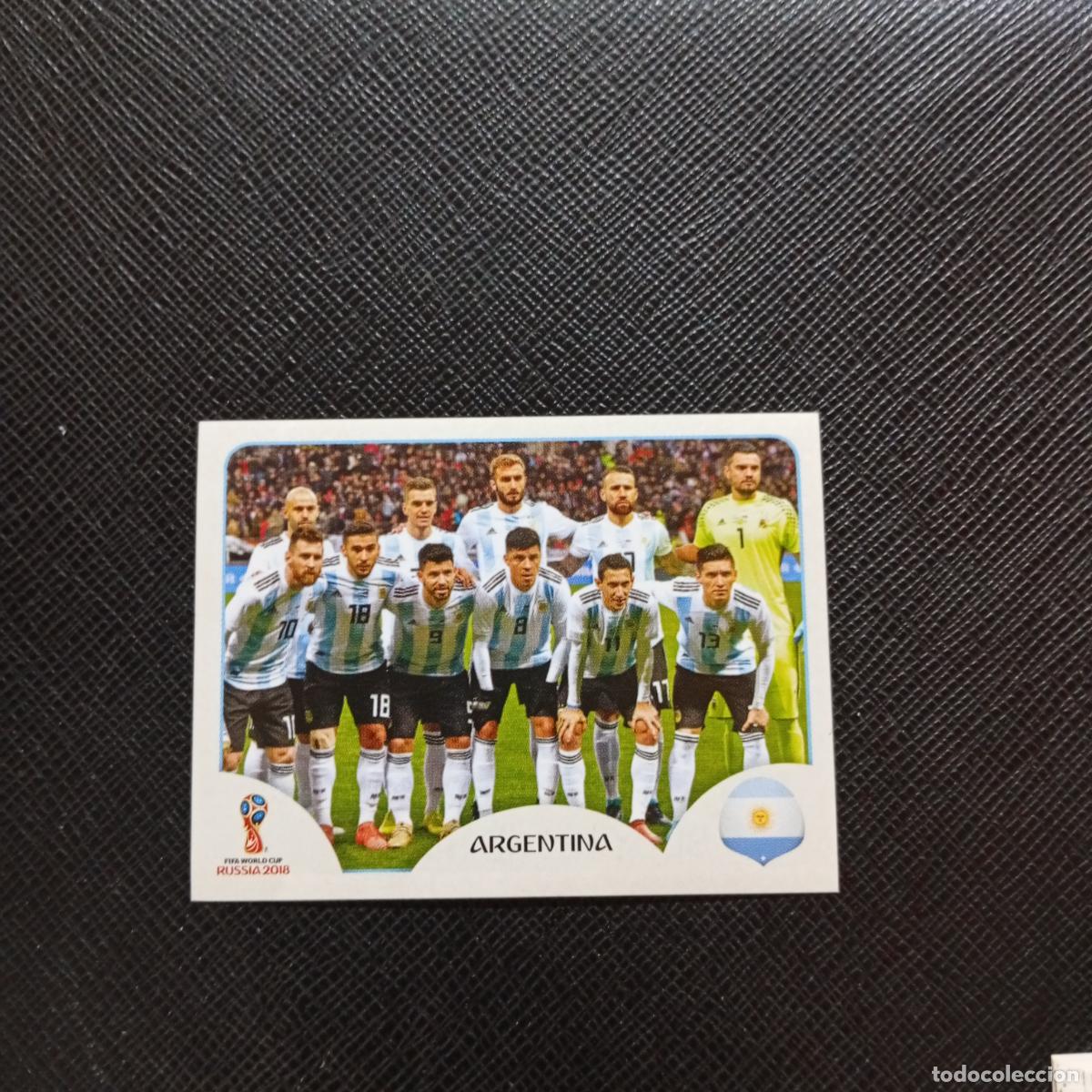 Football Stickers: 273 MESSI ALINEACION ARGENTINA PANINI MUNDIAL RUSIA 2018 CROMO FUTBOL 18 - SIN PEGAR - A26 PG36