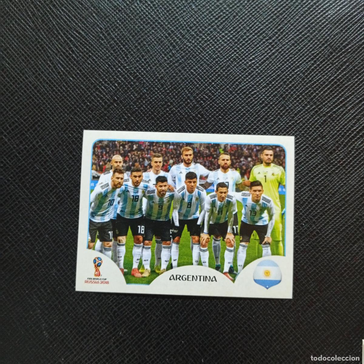 Football Stickers: 273 MESSI ALINEACION ARGENTINA PANINI MUNDIAL RUSIA 2018 CROMO FUTBOL 18 - SIN PEGAR - A26 PG38