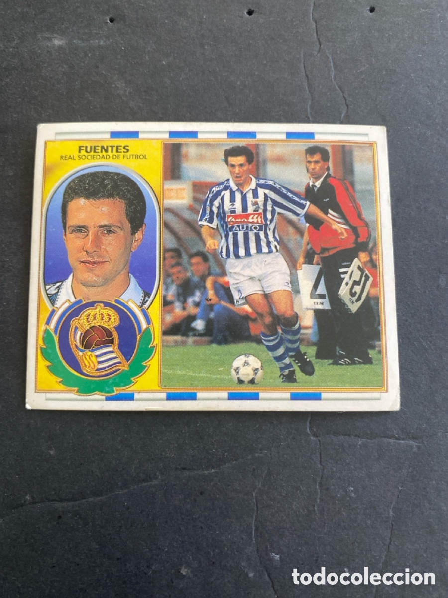 Football Stickers: Cromo liga 96/97 R Sociedad nunca pegado