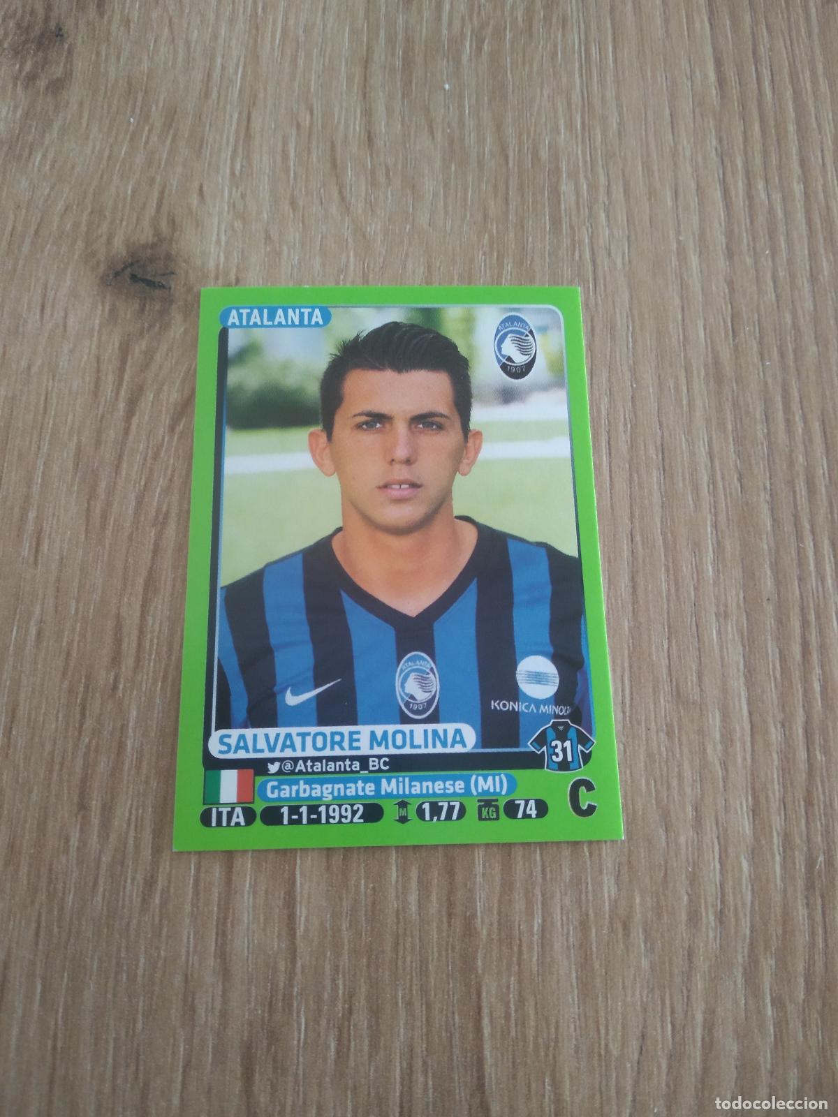 Football Stickers: 20 SALVATORE MOLINA ATALANTA CROMO FUTBOL PANINI LIGA ITALIA 14-15 CALCIATORI 2014-2015