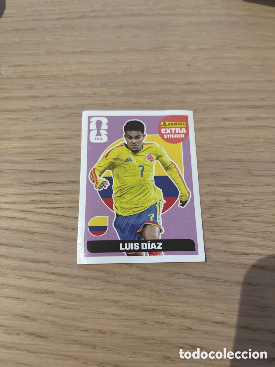 Football Stickers: Luis D&iacute;az Morado MUNDIAL