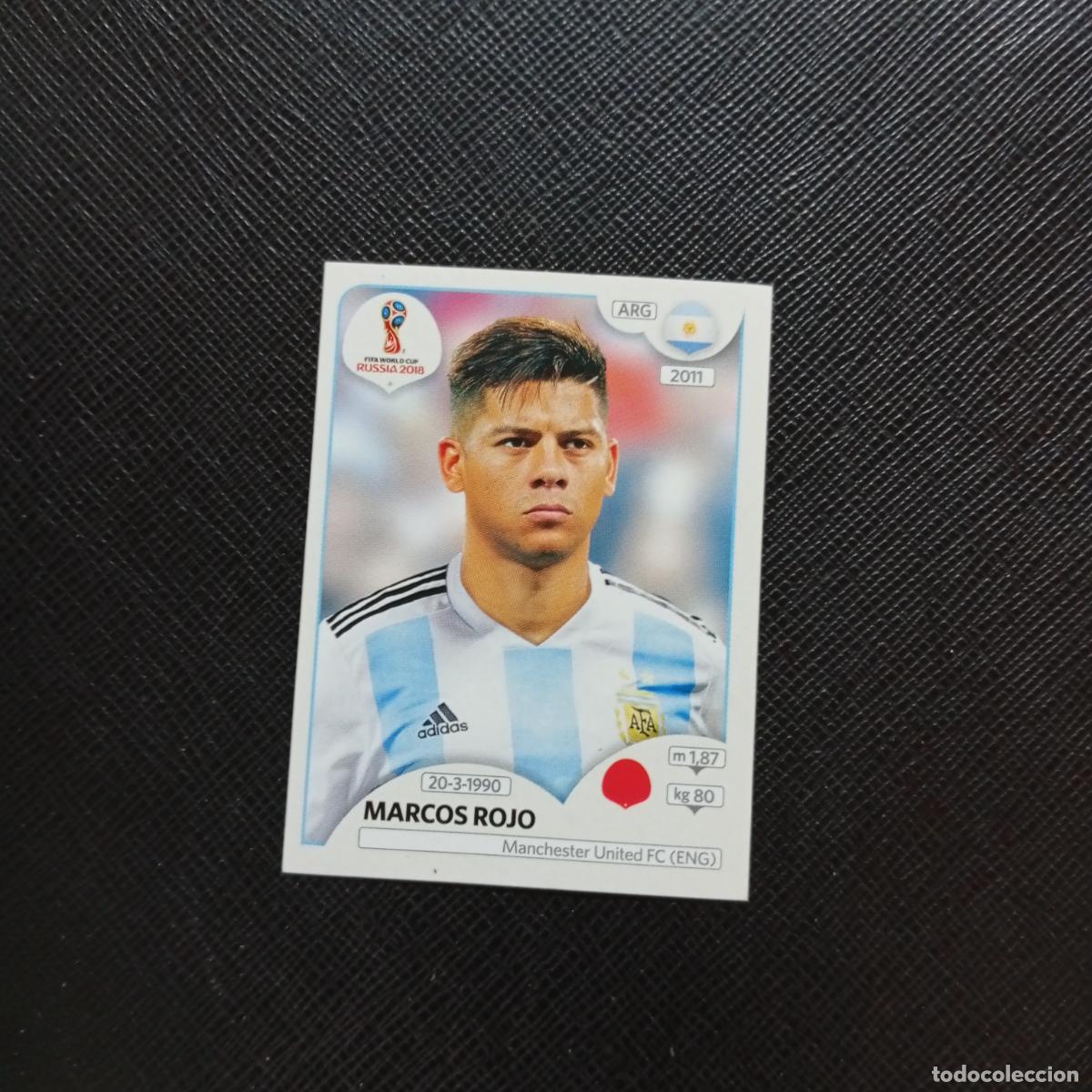 Football Stickers: 279 MARCOS ROJO ARGENTINA PANINI MUNDIAL RUSIA 2018 CROMO FUTBOL 18 - SIN PEGAR - CJ2