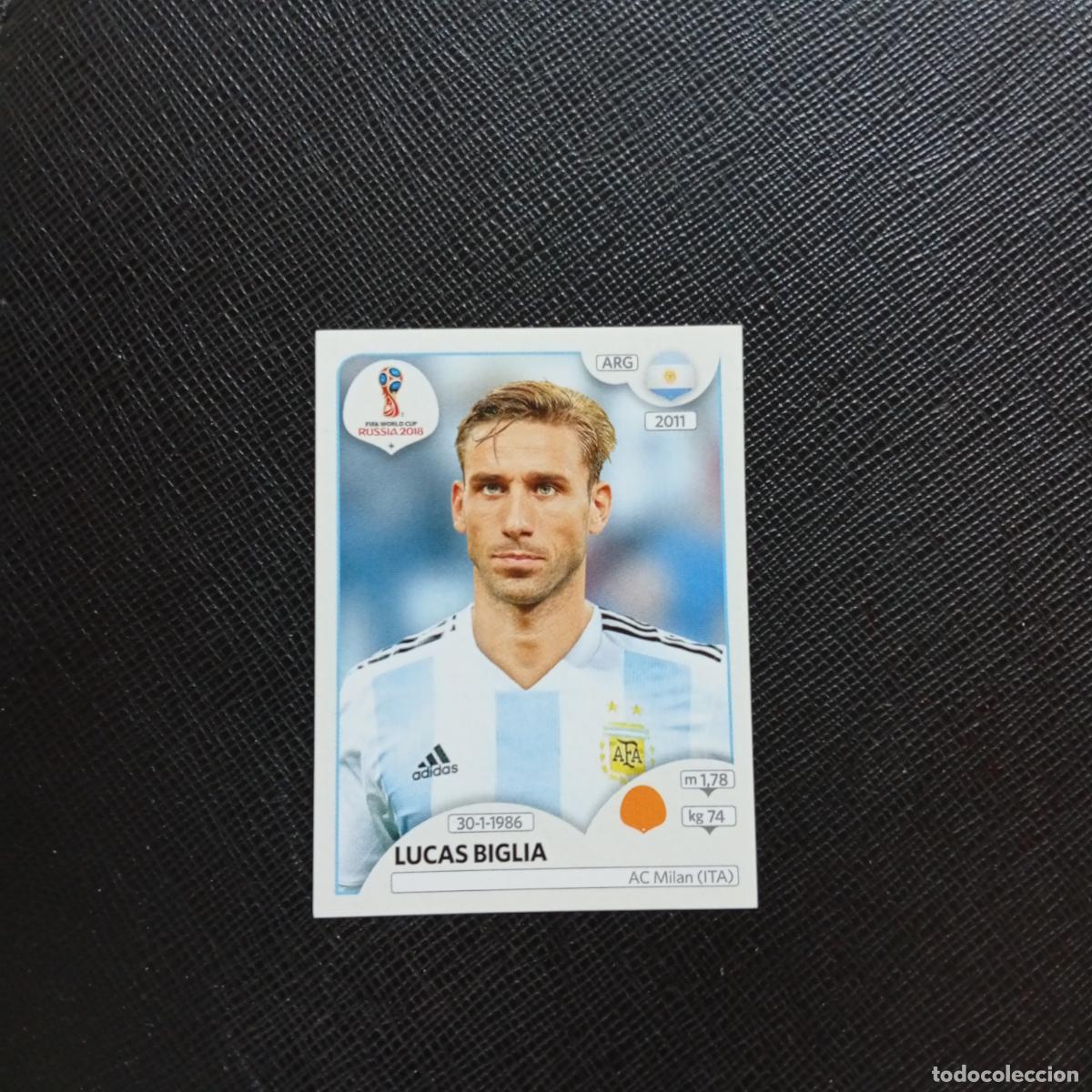 Cromos de f&uacute;tbol: 281 LUCAS BIGLIA ARGENTINA PANINI MUNDIAL RUSIA 2018 CROMO FUTBOL 18 - SIN PEGAR - CJ2