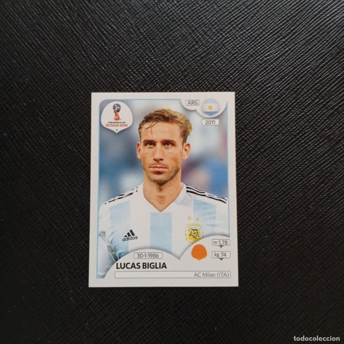 Cromos de f&uacute;tbol: 281 LUCAS BIGLIA ARGENTINA PANINI MUNDIAL RUSIA 2018 CROMO FUTBOL 18 - SIN PEGAR - CJ2 ..