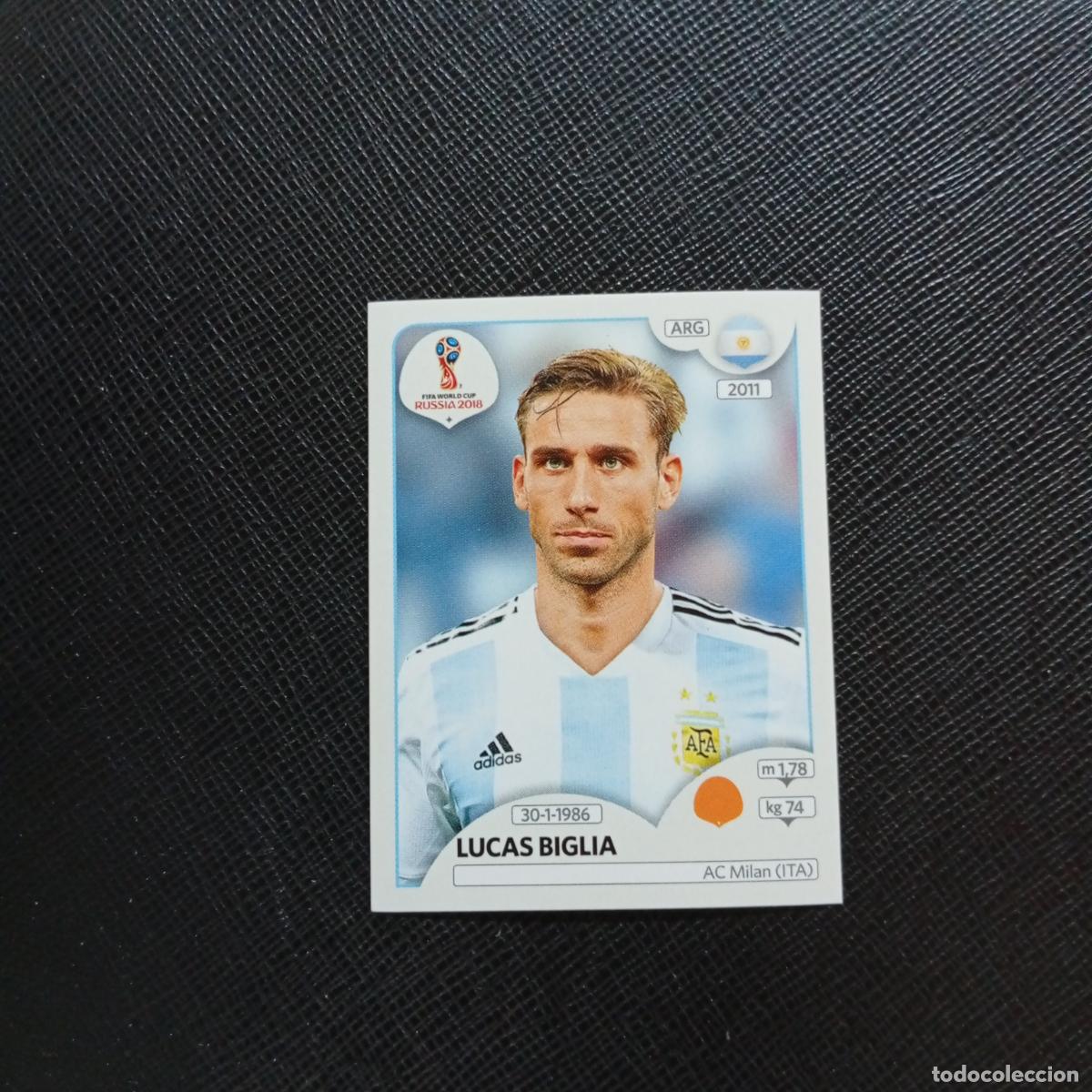 Cromos de f&uacute;tbol: 281 LUCAS BIGLIA ARGENTINA PANINI MUNDIAL RUSIA 2018 CROMO FUTBOL 18 - SIN PEGAR - CJ2 ..