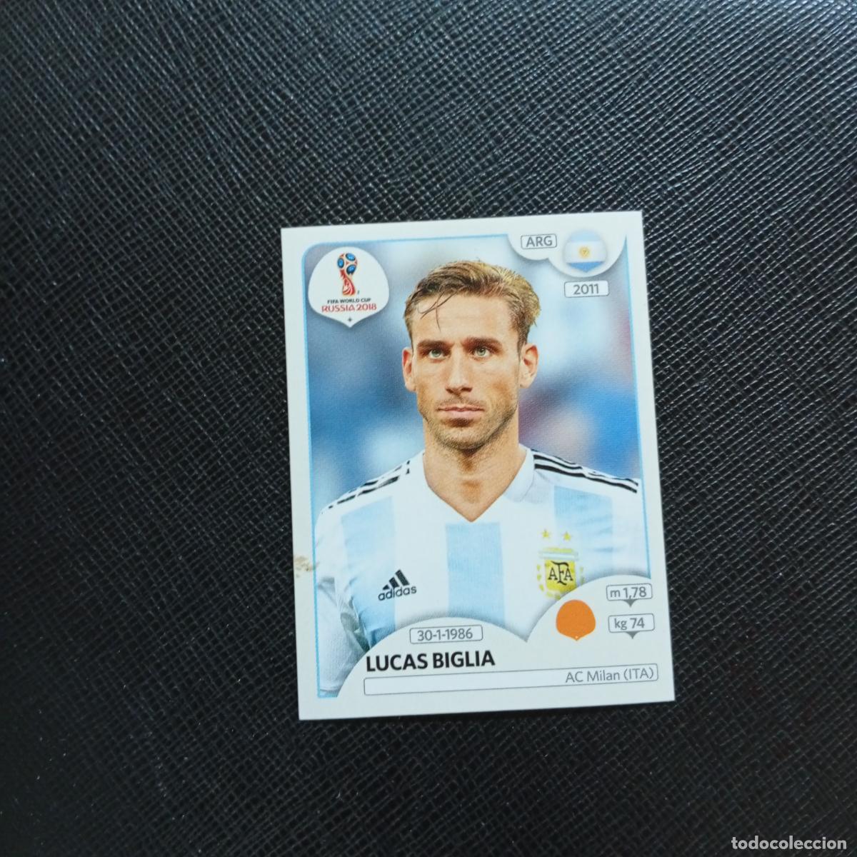 Cromos de f&uacute;tbol: 281 LUCAS BIGLIA ARGENTINA PANINI MUNDIAL RUSIA 2018 CROMO FUTBOL 18 - SIN PEGAR - CJ2 ...