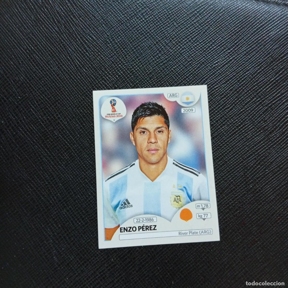 Cromos de f&uacute;tbol: 282 ENZO PEREZ ARGENTINA PANINI MUNDIAL RUSIA 2018 CROMO FUTBOL 18 - SIN PEGAR - CJ2