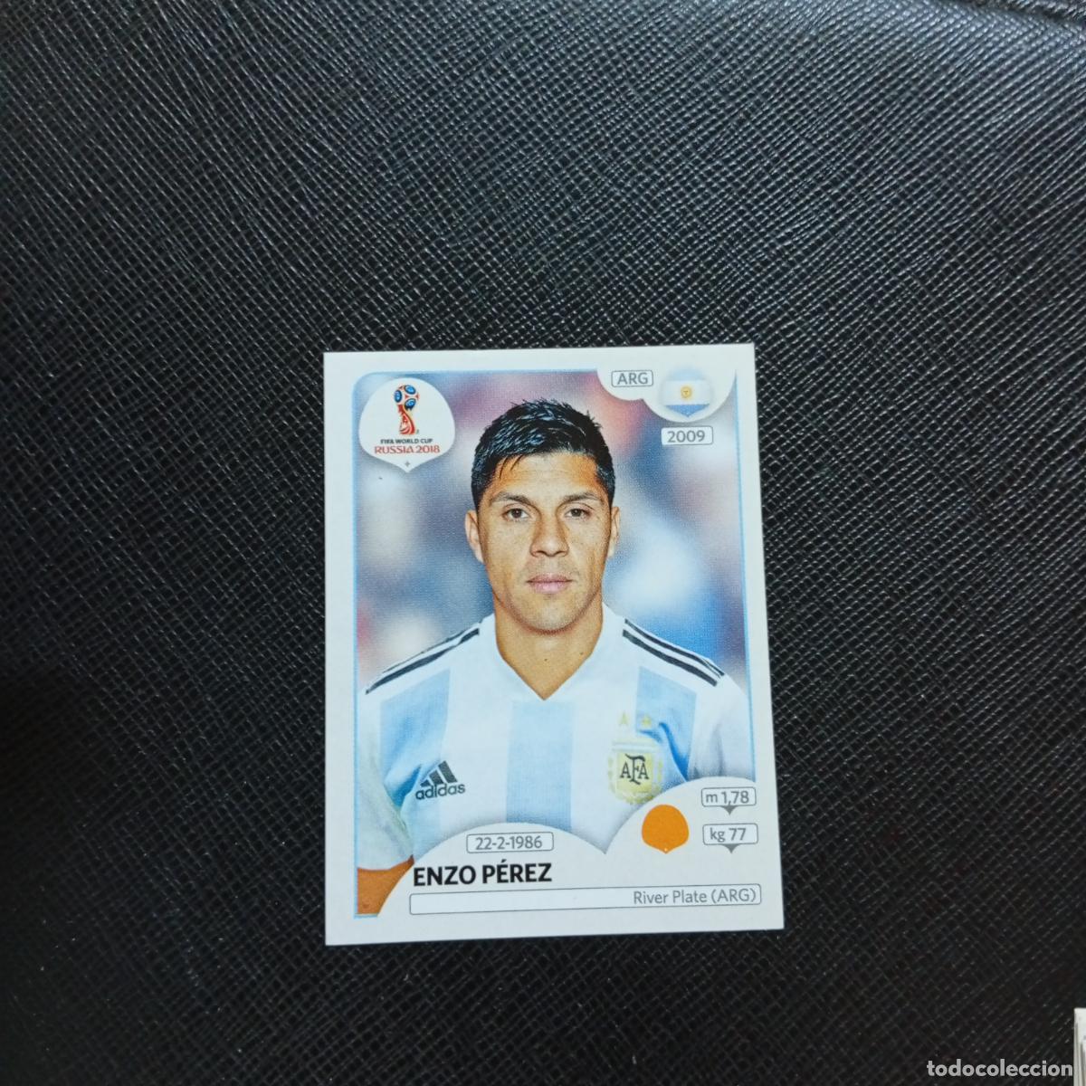 Cromos de f&uacute;tbol: 282 ENZO PEREZ ARGENTINA PANINI MUNDIAL RUSIA 2018 CROMO FUTBOL 18 - SIN PEGAR - CJ2 .