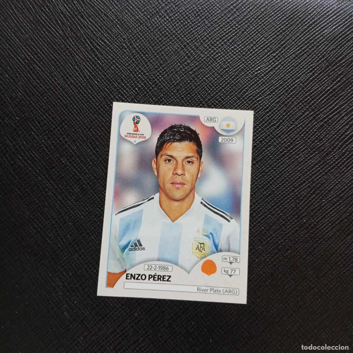 Cromos de f&uacute;tbol: 282 ENZO PEREZ ARGENTINA PANINI MUNDIAL RUSIA 2018 CROMO FUTBOL 18 - SIN PEGAR - CJ2 .