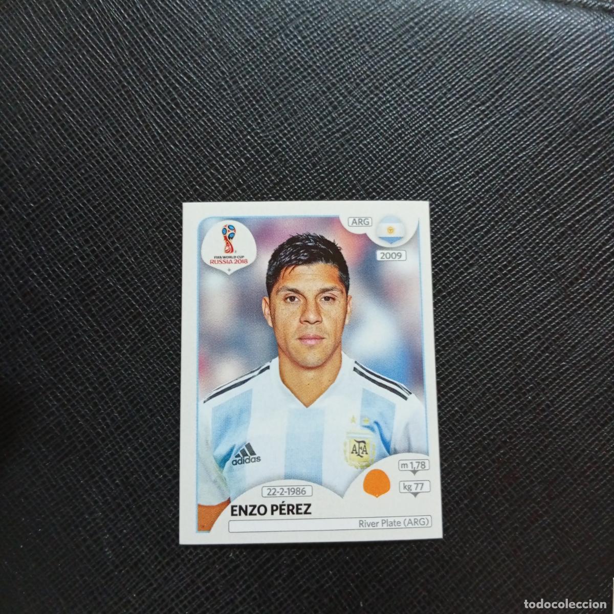 Cromos de f&uacute;tbol: 282 ENZO PEREZ ARGENTINA PANINI MUNDIAL RUSIA 2018 CROMO FUTBOL 18 - SIN PEGAR - CJ2 .