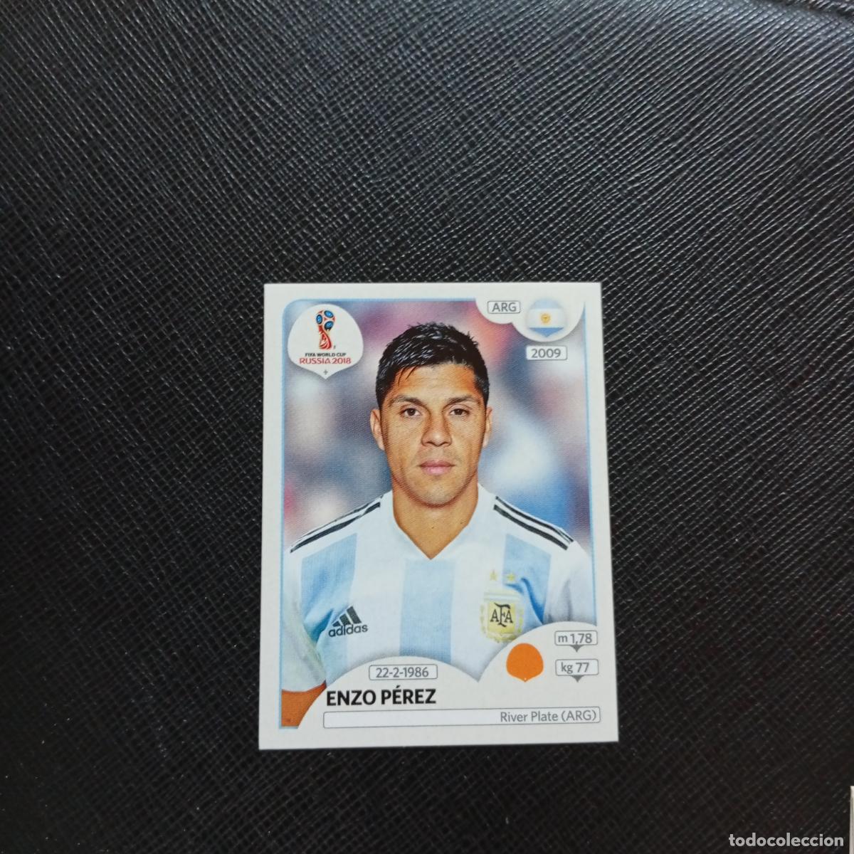 Cromos de f&uacute;tbol: 282 ENZO PEREZ ARGENTINA PANINI MUNDIAL RUSIA 2018 CROMO FUTBOL 18 - SIN PEGAR - CJ2 ..