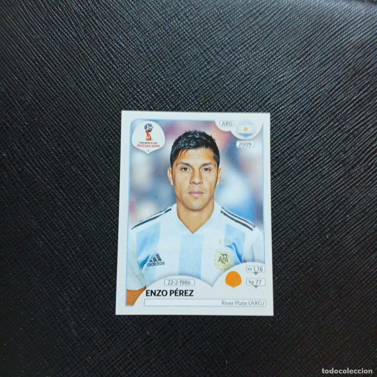 Cromos de f&uacute;tbol: 282 ENZO PEREZ ARGENTINA PANINI MUNDIAL RUSIA 2018 CROMO FUTBOL 18 - SIN PEGAR - CJ2 ..