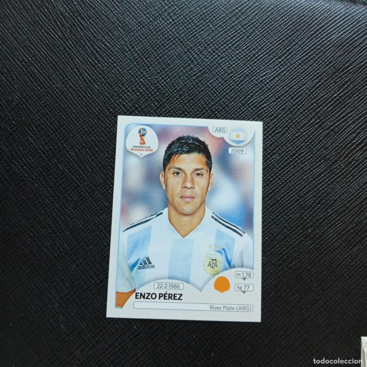 Cromos de f&uacute;tbol: 282 ENZO PEREZ ARGENTINA PANINI MUNDIAL RUSIA 2018 CROMO FUTBOL 18 - SIN PEGAR - CJ2 ..