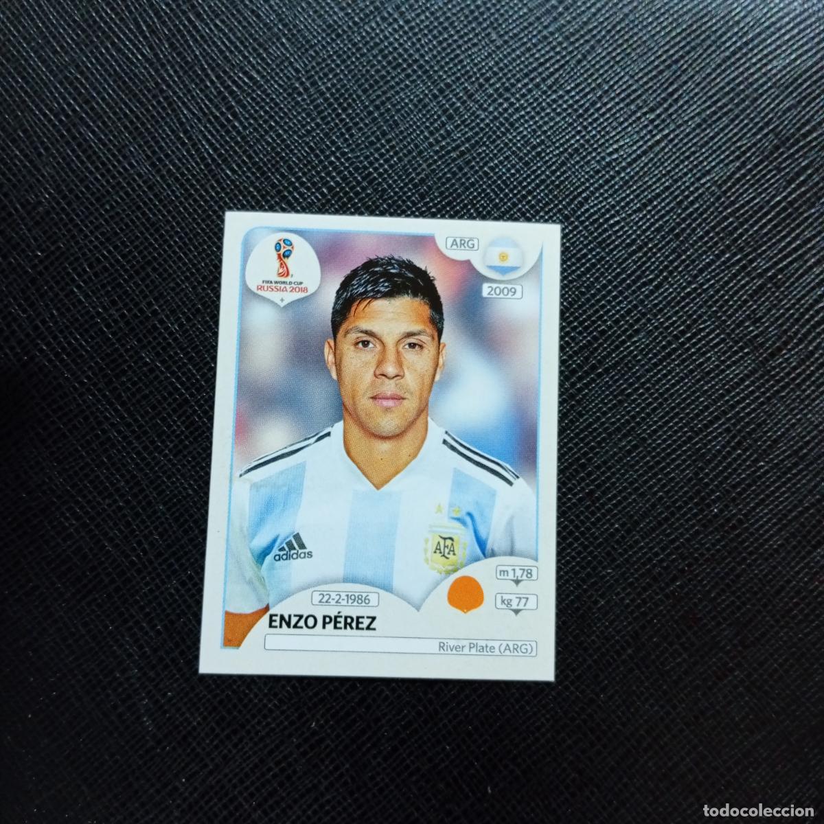 Cromos de f&uacute;tbol: 282 ENZO PEREZ ARGENTINA PANINI MUNDIAL RUSIA 2018 CROMO FUTBOL 18 - SIN PEGAR - CJ2 ..
