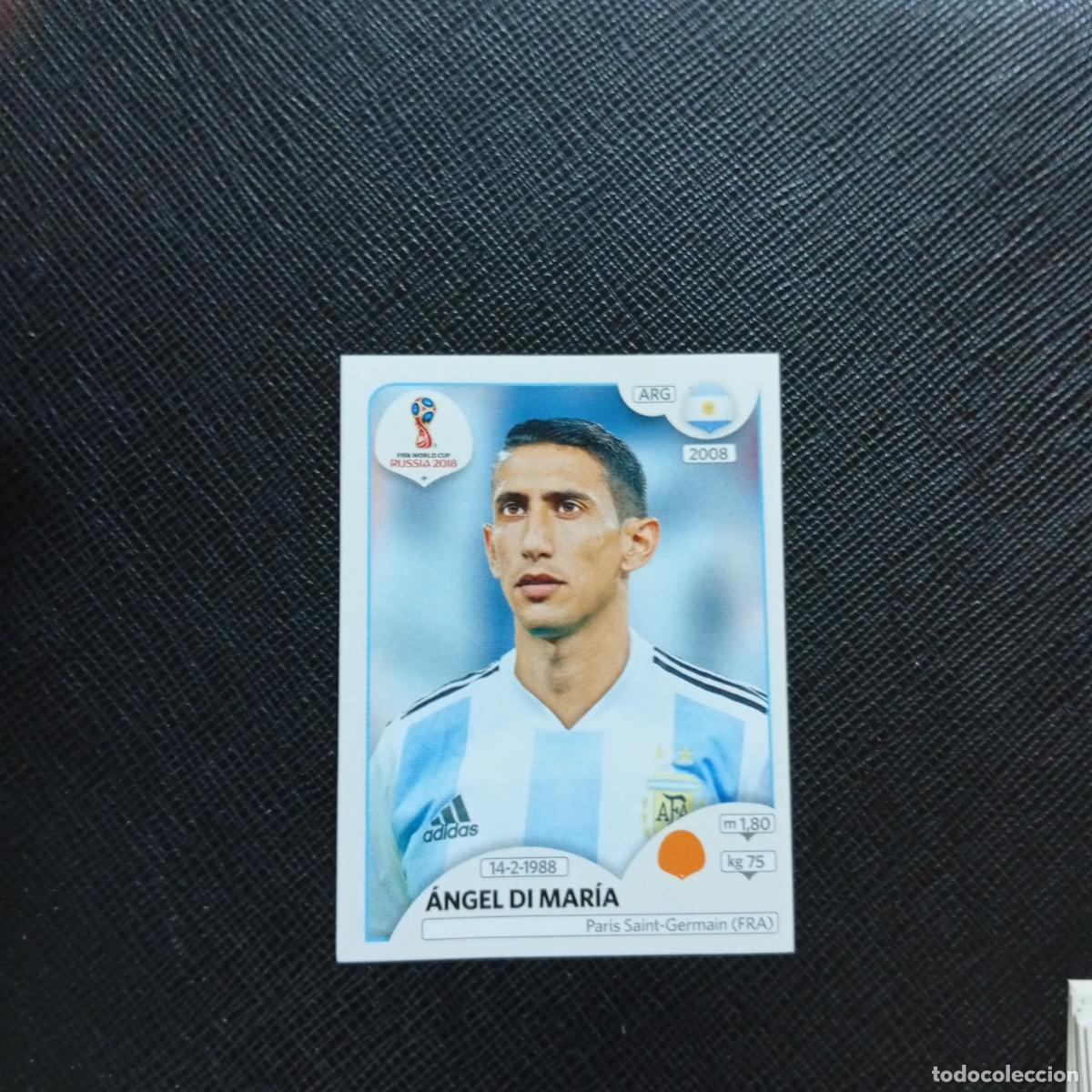 Cromos de f&uacute;tbol: 283 DI MARIA ARGENTINA PANINI MUNDIAL RUSIA 2018 CROMO FUTBOL 18 - SIN PEGAR - CJ2