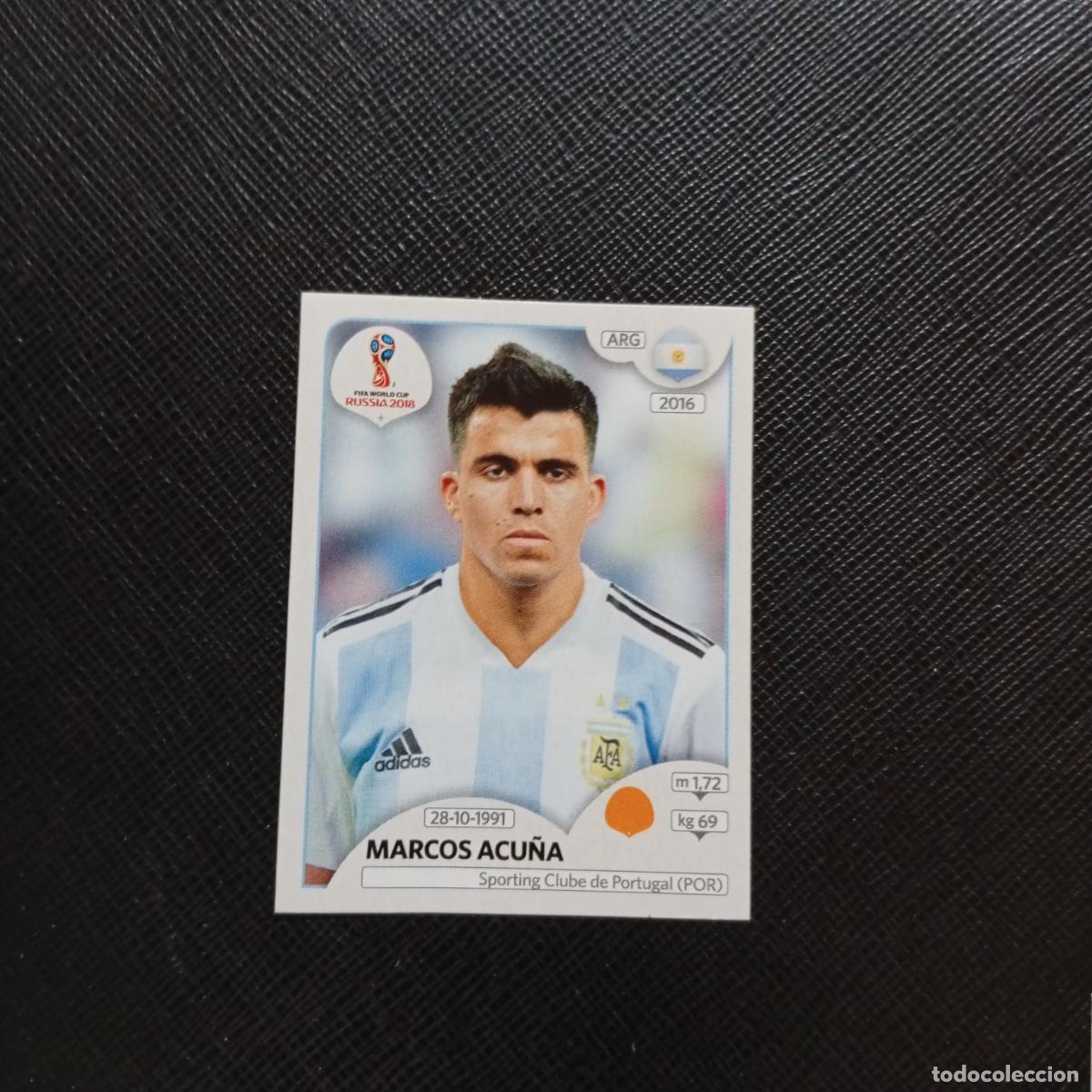 Cromos de f&uacute;tbol: 284 MARCOS ACU&Ntilde;A ARGENTINA PANINI MUNDIAL RUSIA 2018 CROMO FUTBOL 18 - SIN PEGAR - CJ2