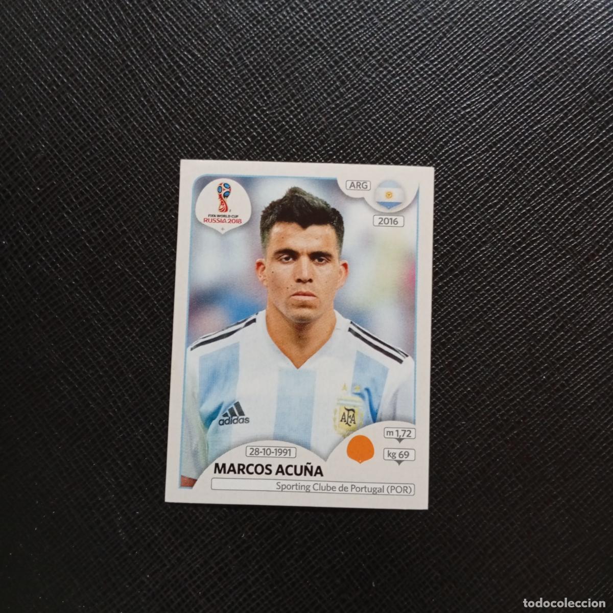 Cromos de f&uacute;tbol: 284 MARCOS ACU&Ntilde;A ARGENTINA PANINI MUNDIAL RUSIA 2018 CROMO FUTBOL 18 - SIN PEGAR - CJ2 .