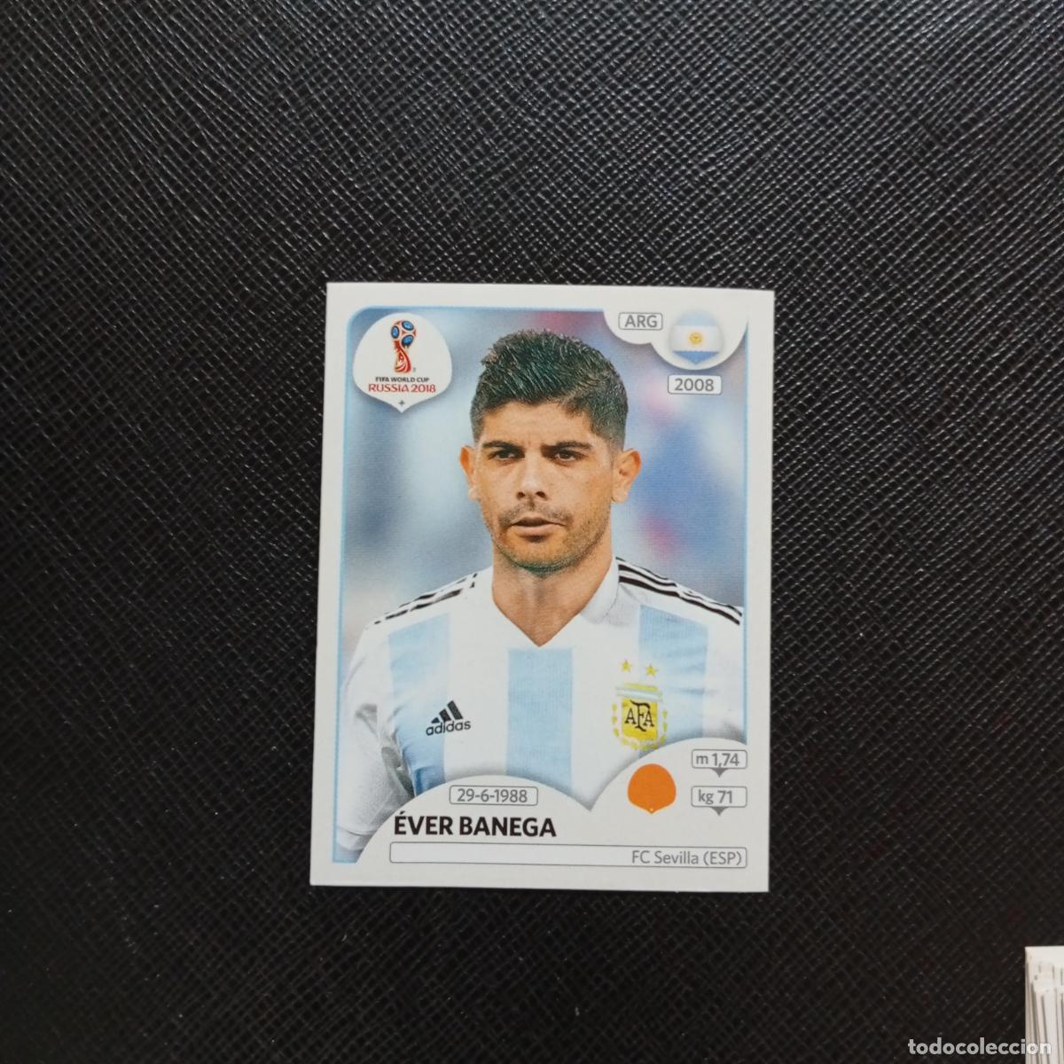 Cromos de f&uacute;tbol: 285 EVER BANEGA ARGENTINA PANINI MUNDIAL RUSIA 2018 CROMO FUTBOL 18 - SIN PEGAR - CJ2 .