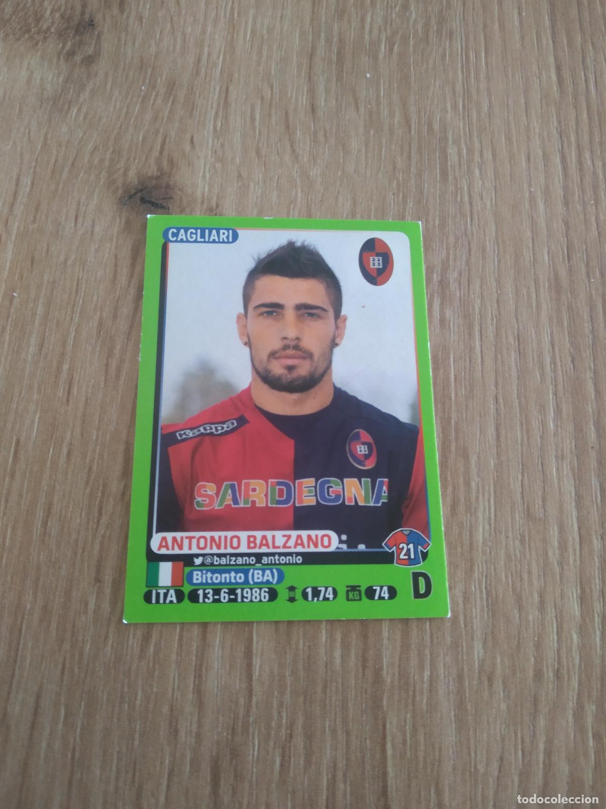 Cromos de f&uacute;tbol: 38 ANTONIO BALZANO CAGLIARI CROMO FUTBOL PANINI LIGA ITALIA 14-15 CALCIATORI 2014-2015
