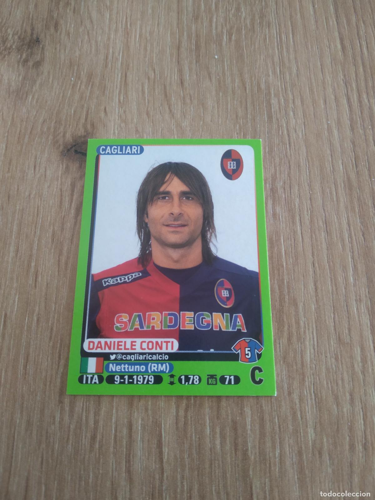 Cromos de f&uacute;tbol: 42 DANIELE CONTI CAGLIARI CROMO FUTBOL PANINI LIGA ITALIA 14-15 CALCIATORI 2014-2015