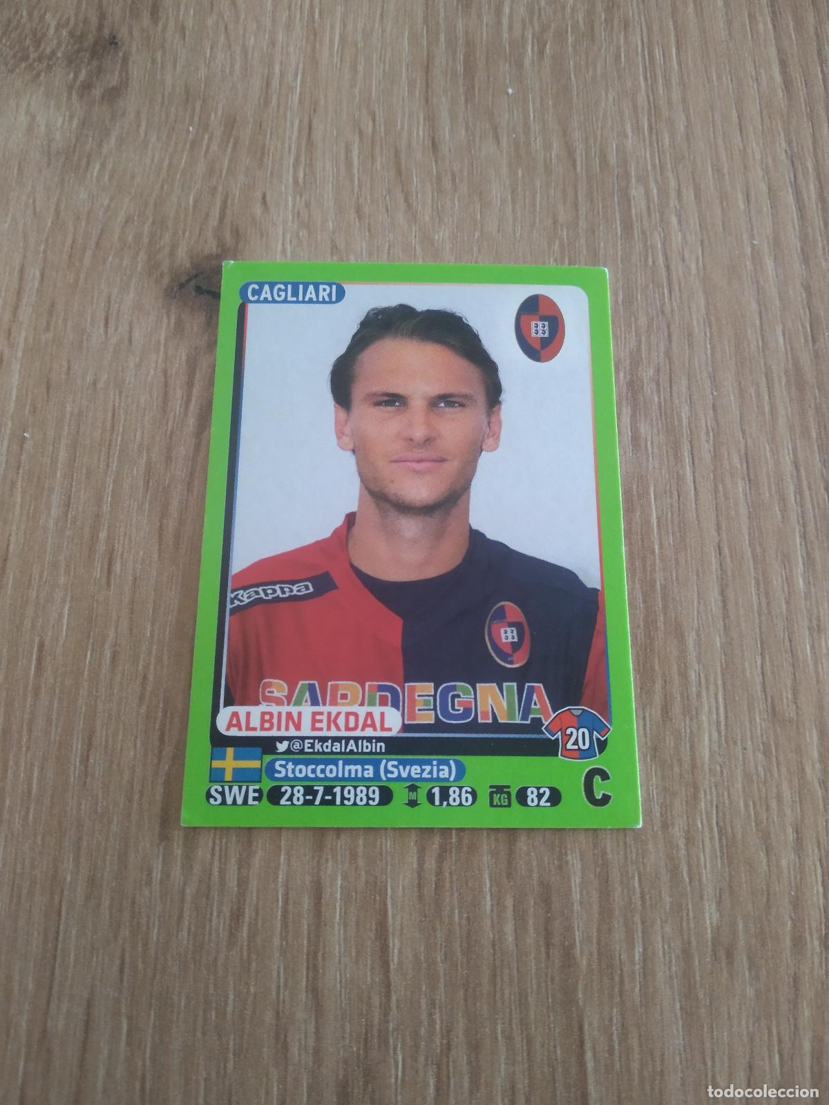 Cromos de f&uacute;tbol: 43 ALBIN EKDAL CAGLIARI CROMO FUTBOL PANINI LIGA ITALIA 14-15 CALCIATORI 2014-2015
