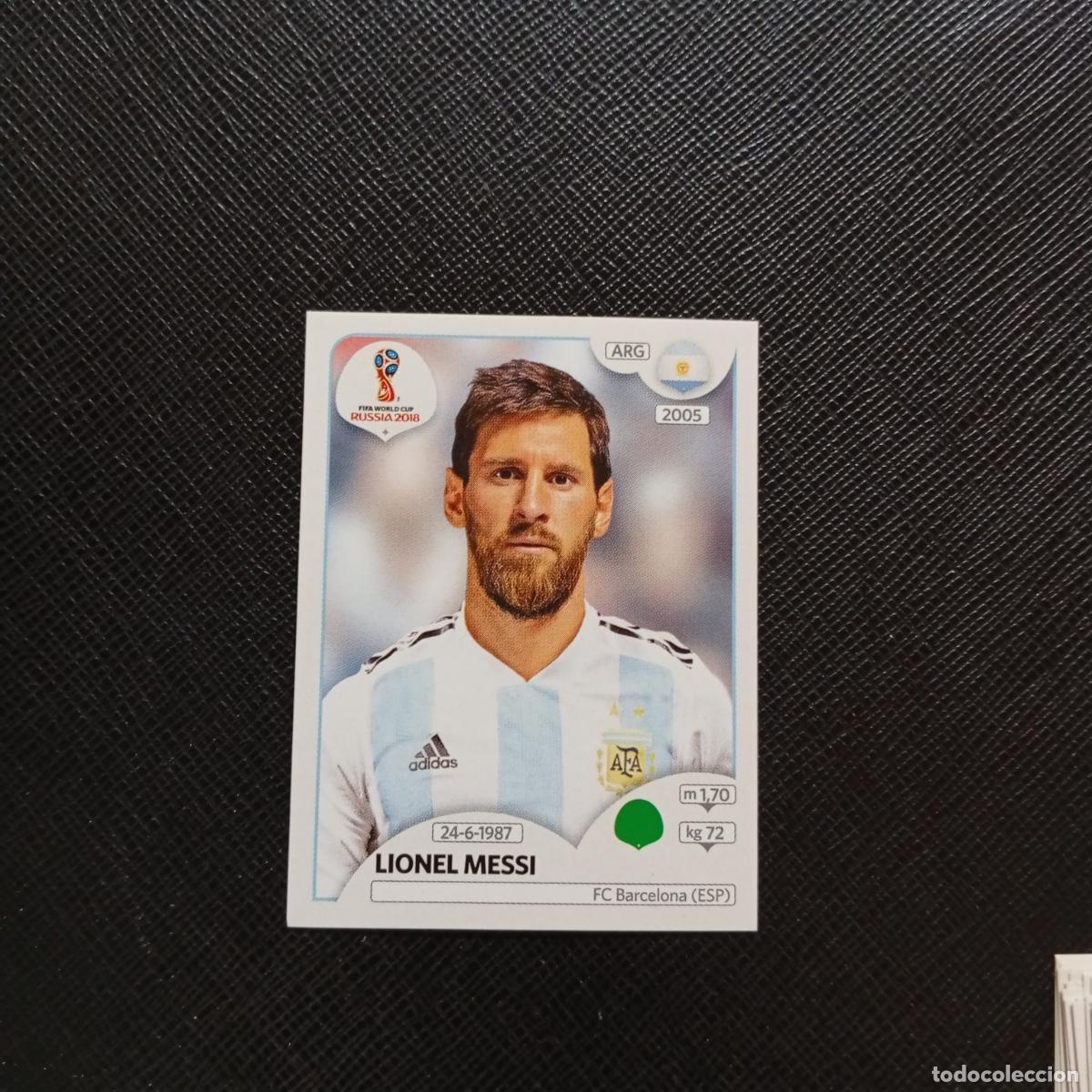 Cromos de f&uacute;tbol: 288 MESSI ARGENTINA PANINI MUNDIAL RUSIA 2018 CROMO FUTBOL 18 - SIN PEGAR - A26 PG34