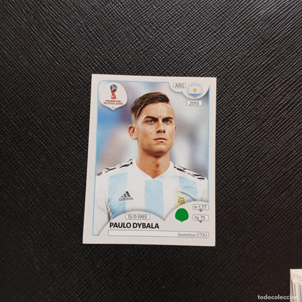 Cromos de f&uacute;tbol: 289 PAULO DYBALA ARGENTINA PANINI MUNDIAL RUSIA 2018 CROMO FUTBOL 18 - SIN PEGAR - CJ2