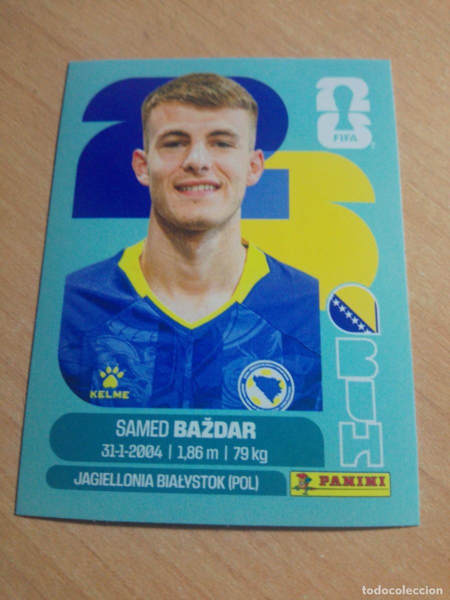 Cromos de f&uacute;tbol: BIH 19 SAMED BAZDAR BOSNIA HERZEGOVINA MUNDIAL FIFA WORLD CUP 2026 26 PANINI STICKERS NUEVO