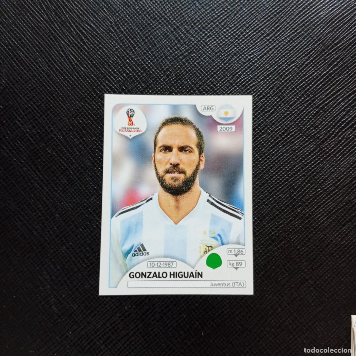 Cromos de f&uacute;tbol: 291 HIGUAIN ARGENTINA PANINI MUNDIAL RUSIA 2018 CROMO FUTBOL 18 - SIN PEGAR - CJ2 ..
