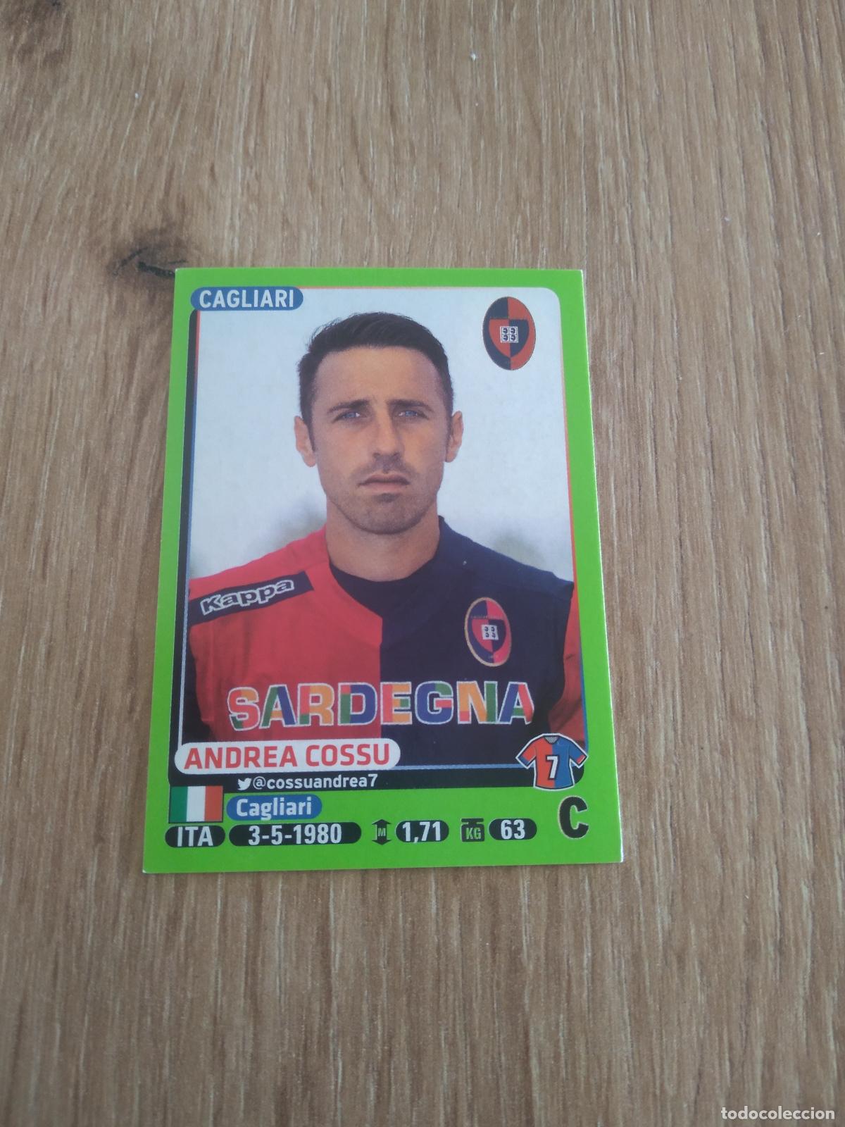 Cromos de f&uacute;tbol: 47 ANDREA COSSU CAGLIARI CROMO FUTBOL PANINI LIGA ITALIA 14-15 CALCIATORI 2014-2015