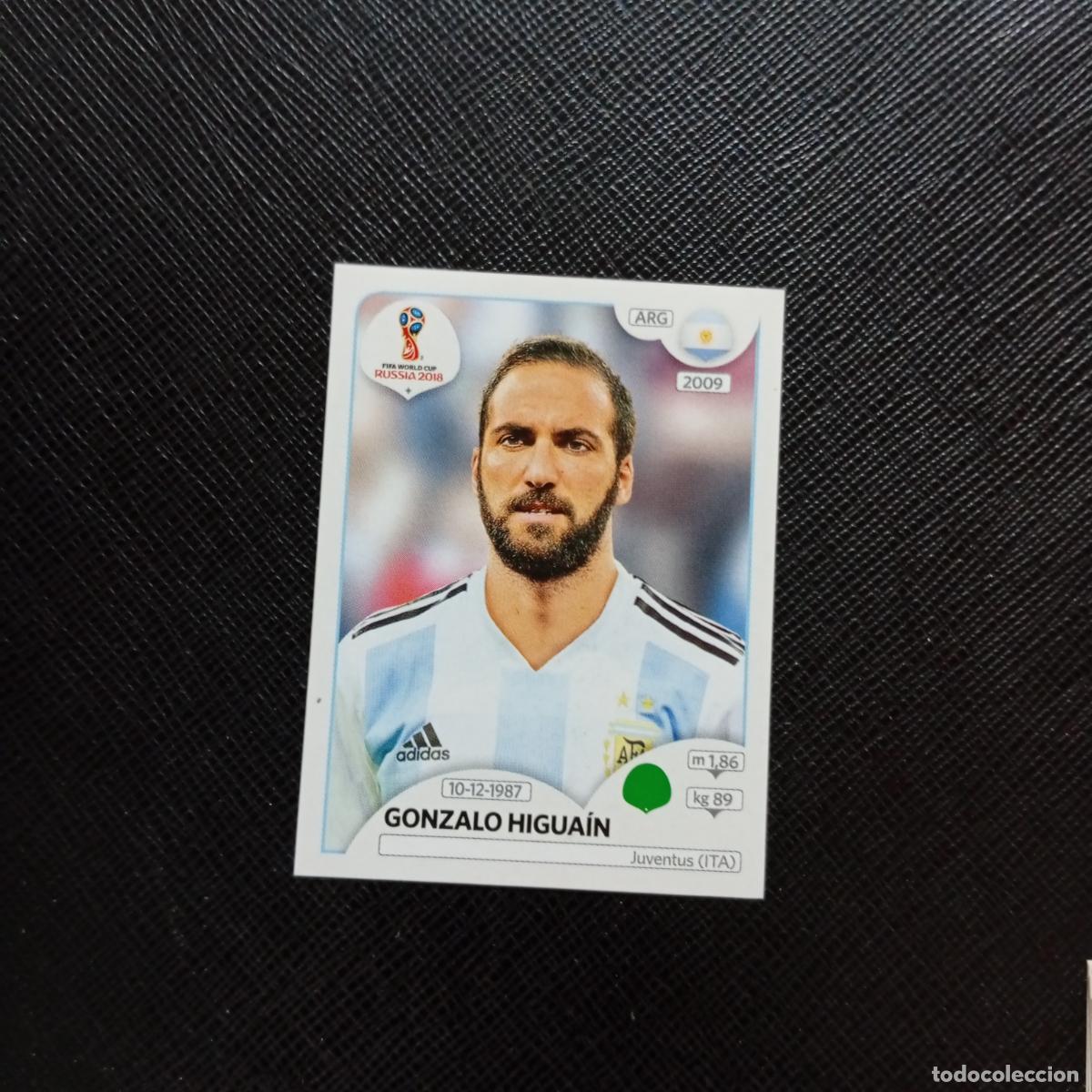 Cromos de f&uacute;tbol: 291 HIGUAIN ARGENTINA PANINI MUNDIAL RUSIA 2018 CROMO FUTBOL 18 - SIN PEGAR - CJ2 ..