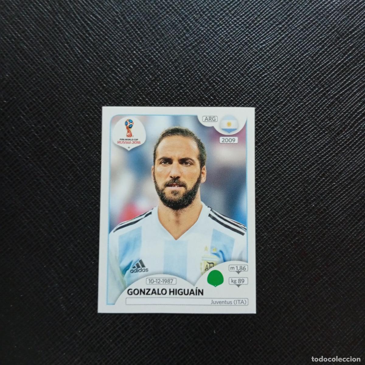 Cromos de f&uacute;tbol: 291 HIGUAIN ARGENTINA PANINI MUNDIAL RUSIA 2018 CROMO FUTBOL 18 - SIN PEGAR - CJ2