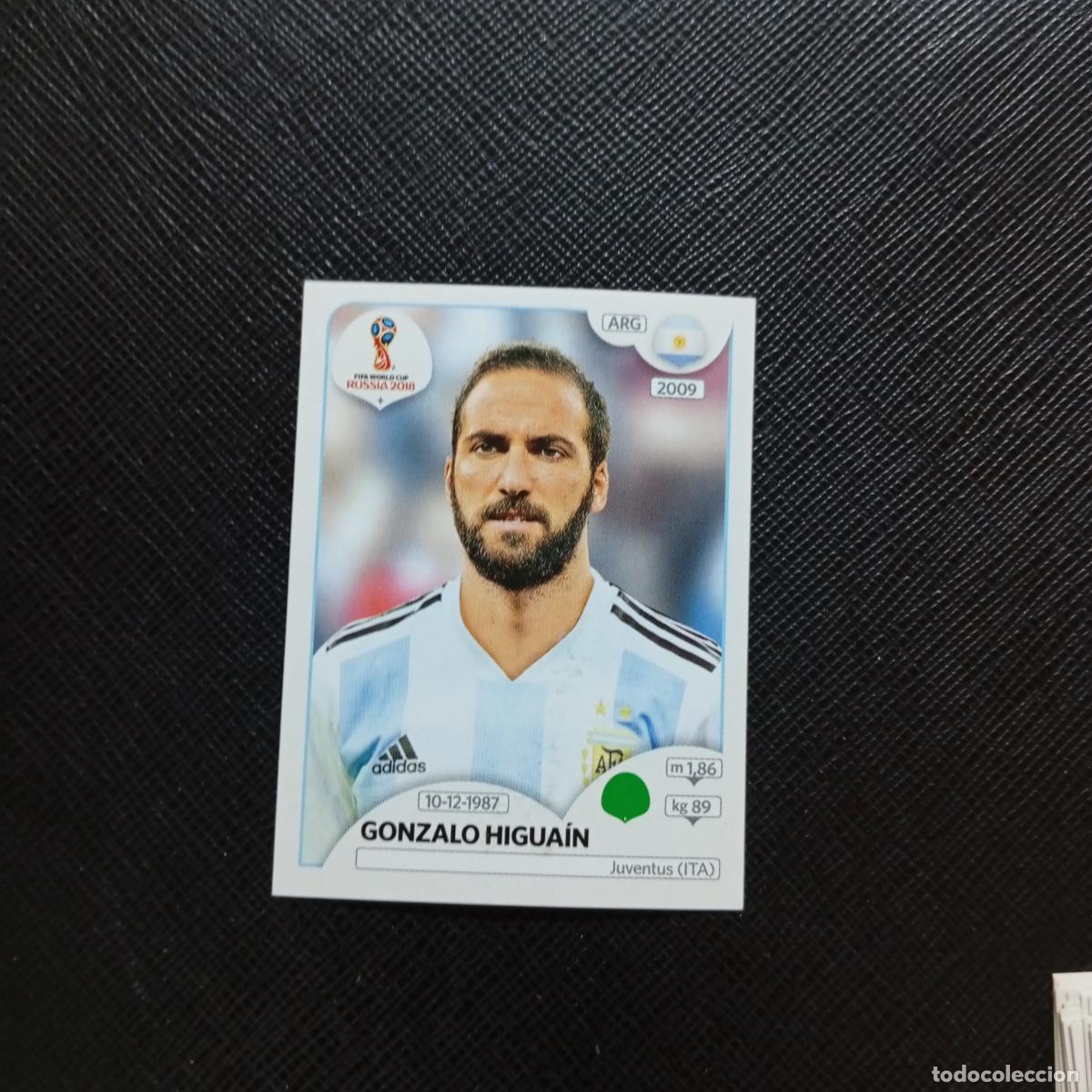 Cromos de f&uacute;tbol: 291 HIGUAIN ARGENTINA PANINI MUNDIAL RUSIA 2018 CROMO FUTBOL 18 - SIN PEGAR - CJ2 .