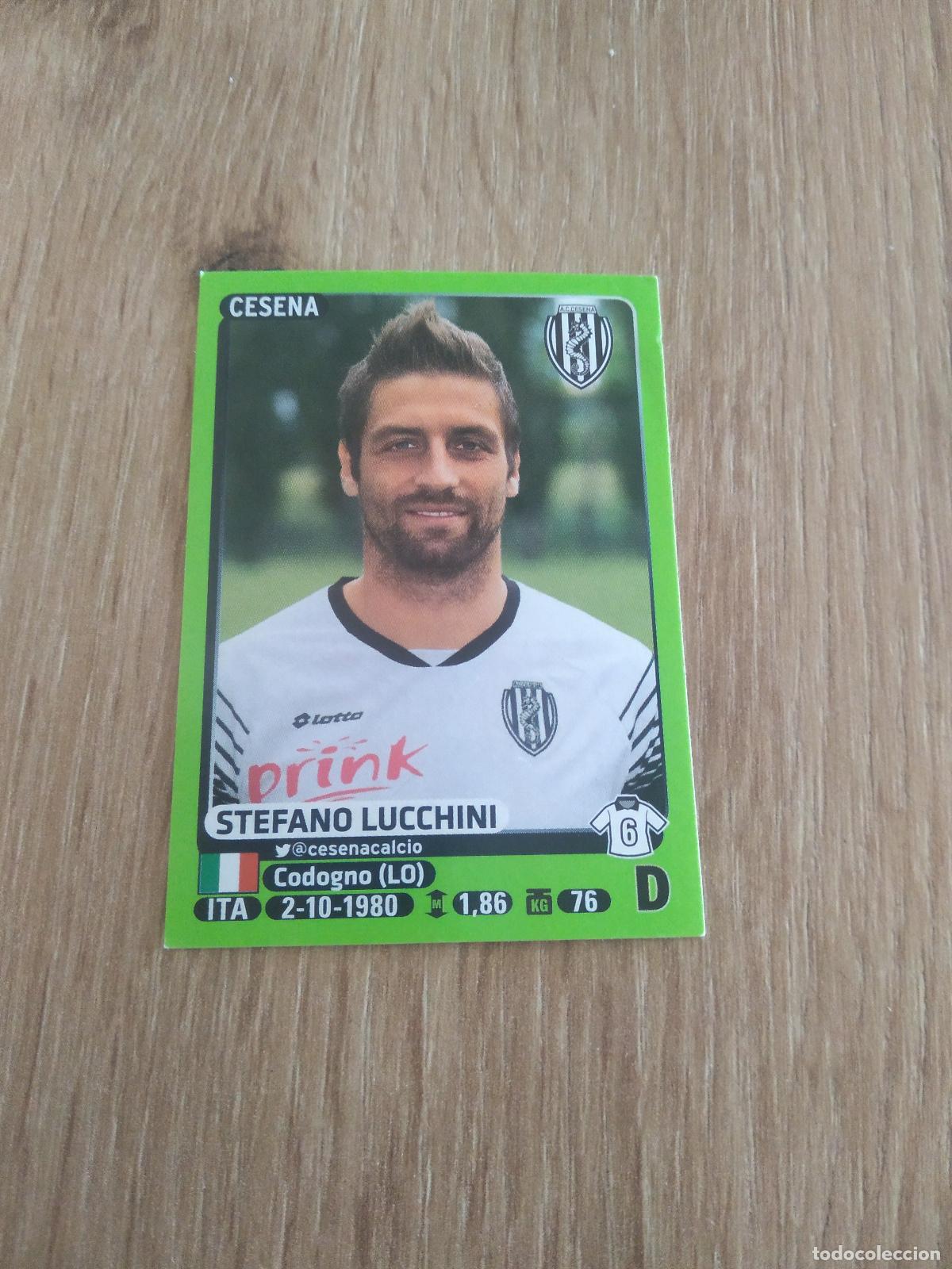Cromos de f&uacute;tbol: 60 STEFANO LUCCHINI CESENA CROMO FUTBOL PANINI LIGA ITALIA 14-15 CALCIATORI 2014-2015