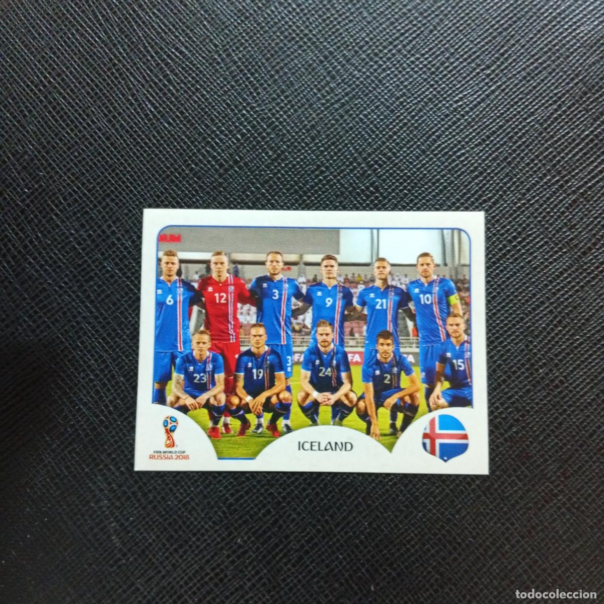 Cromos de f&uacute;tbol: 293 ALINEACION ISLANDIA PANINI MUNDIAL RUSIA 2018 CROMO FUTBOL 18 - SIN PEGAR - CJ2 ...