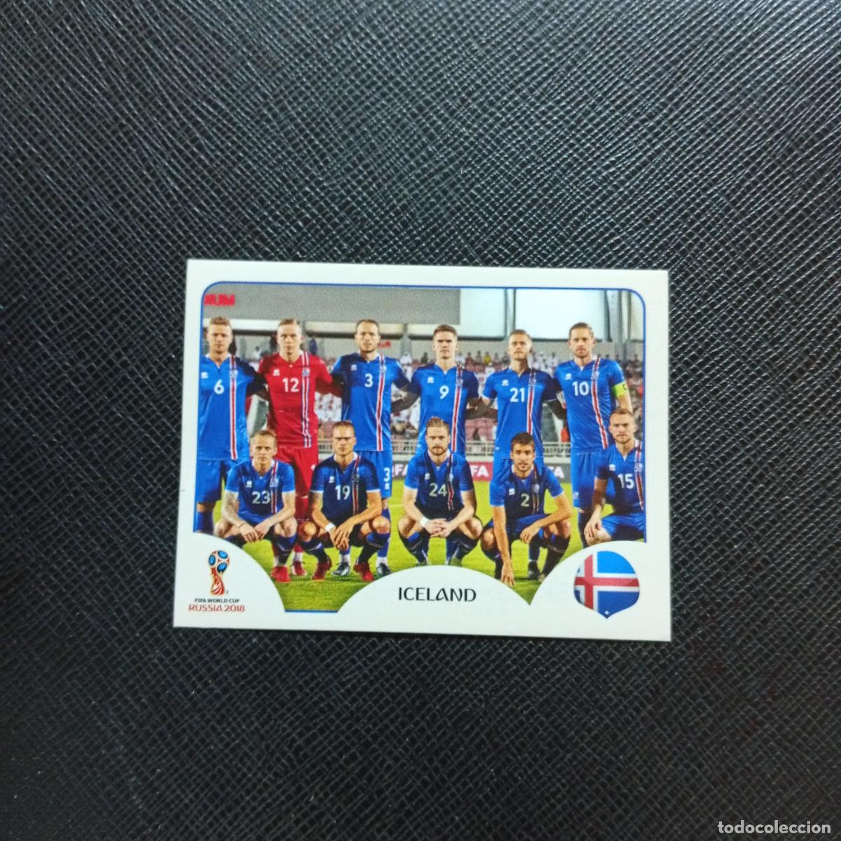 Cromos de f&uacute;tbol: 293 ALINEACION ISLANDIA PANINI MUNDIAL RUSIA 2018 CROMO FUTBOL 18 - SIN PEGAR - CJ2 ...