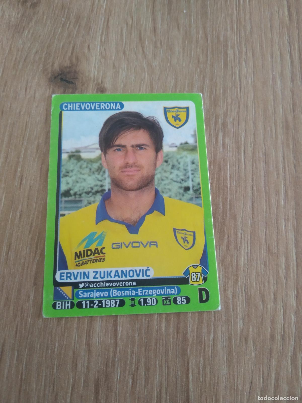 Cromos de f&uacute;tbol: 90 ERVIN ZUKANOVIC CHIEVOVERONA CROMO FUTBOL PANINI LIGA ITALIA 14-15 CALCIATORI 2014-2015