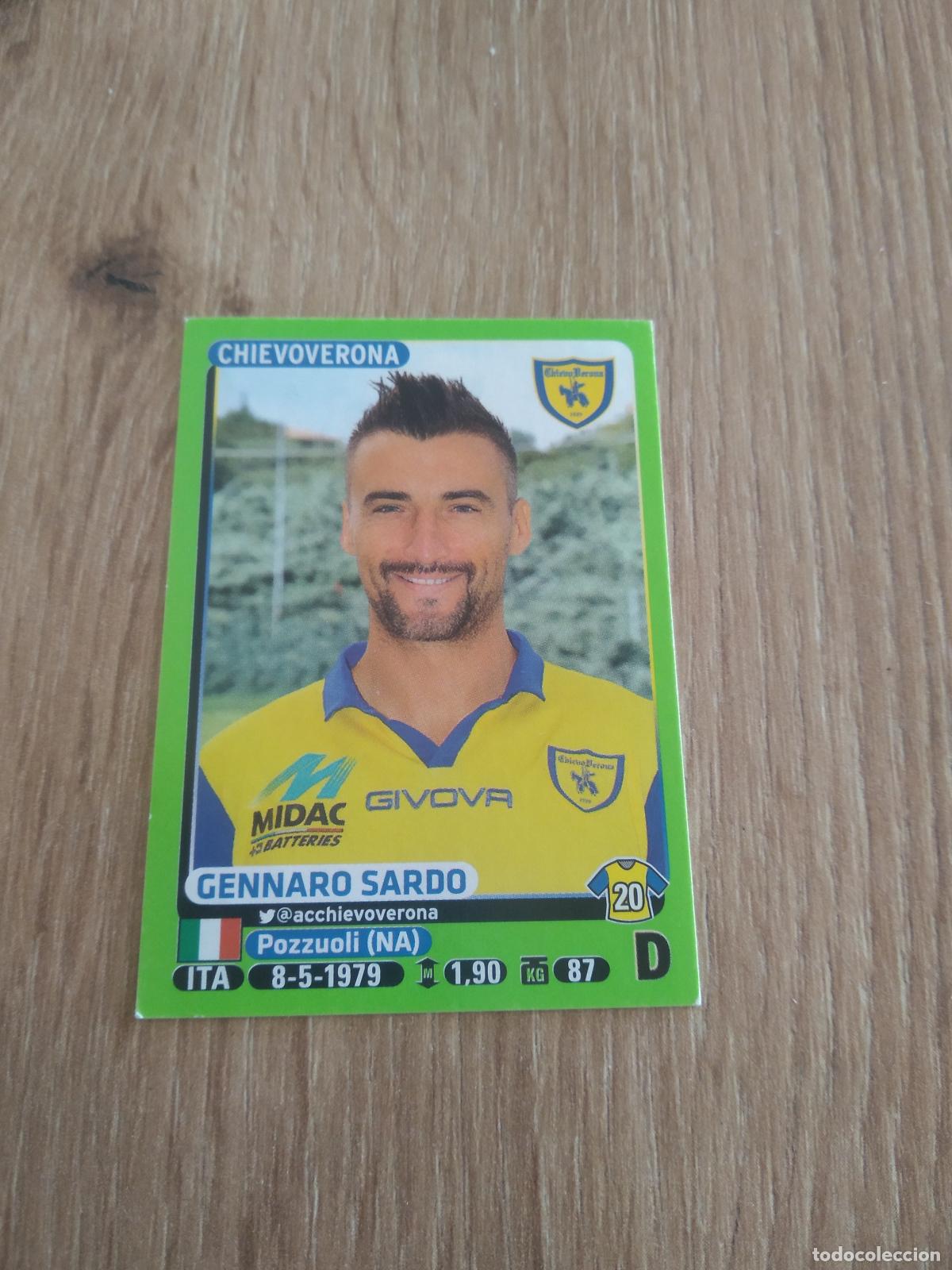 Cromos de f&uacute;tbol: 91 GENNARO SARDO CHIEVOVERONA CROMO FUTBOL PANINI LIGA ITALIA 14-15 CALCIATORI 2014-2015
