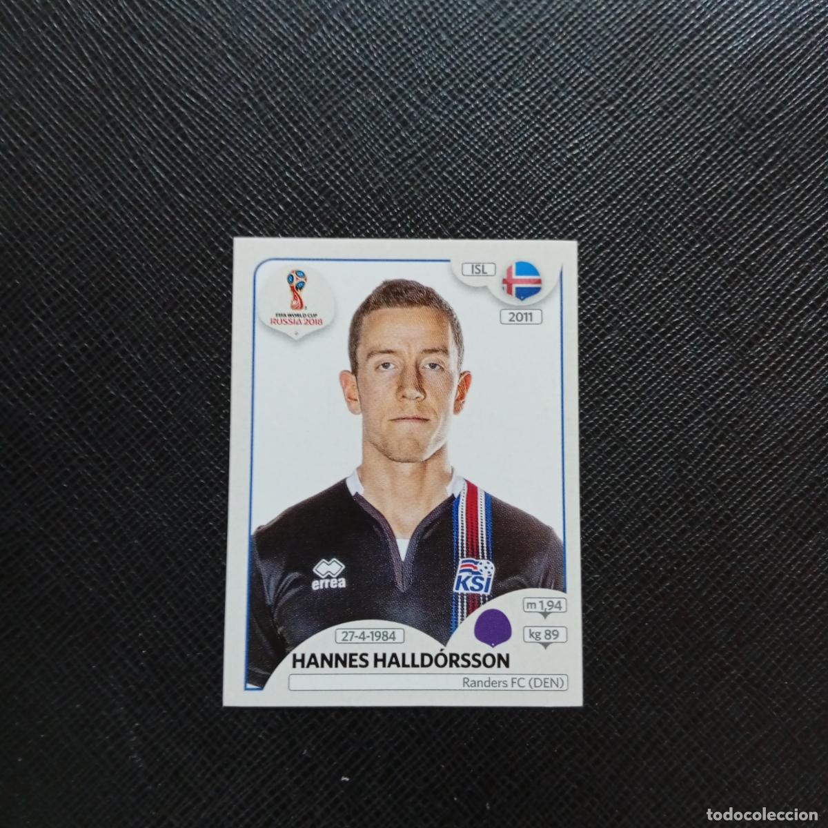 Cromos de f&uacute;tbol: 294 HANNES HALLDORSSON ISLANDIA PANINI MUNDIAL RUSIA 2018 CROMO FUTBOL 18 - SIN PEGAR - CJ2