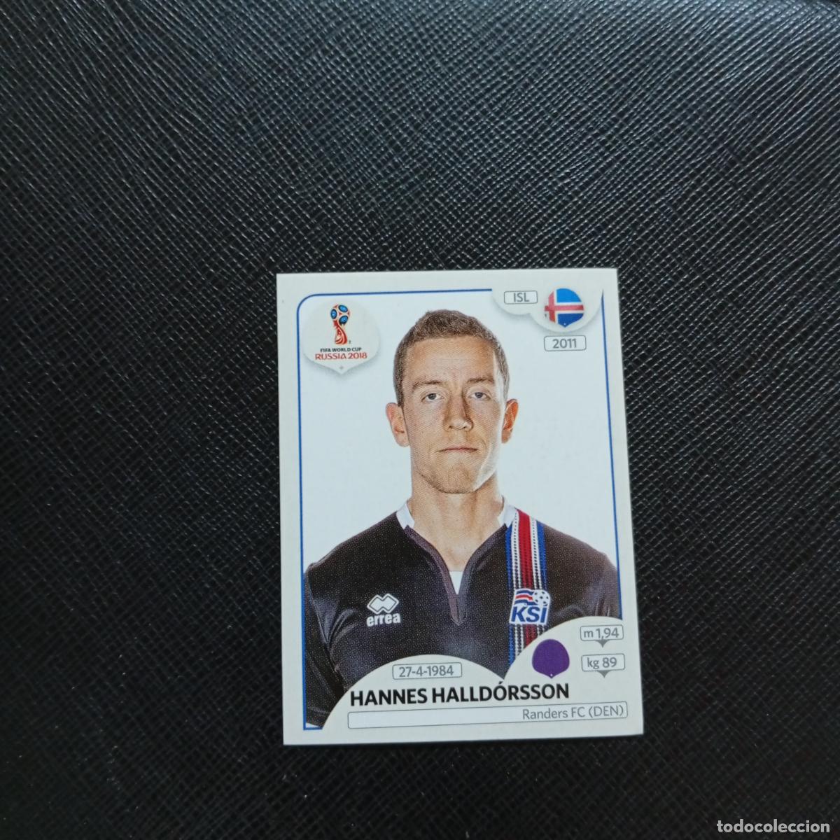 Cromos de f&uacute;tbol: 294 HANNES HALLDORSSON ISLANDIA PANINI MUNDIAL RUSIA 2018 CROMO FUTBOL 18 - SIN PEGAR - CJ2
