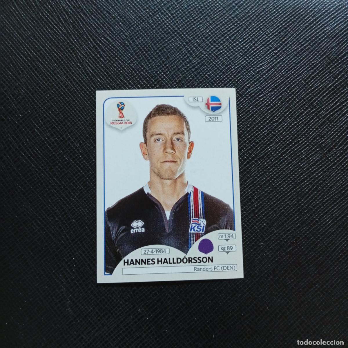 Cromos de f&uacute;tbol: 294 HANNES HALLDORSSON ISLANDIA PANINI MUNDIAL RUSIA 2018 CROMO FUTBOL 18 - SIN PEGAR - CJ2 .