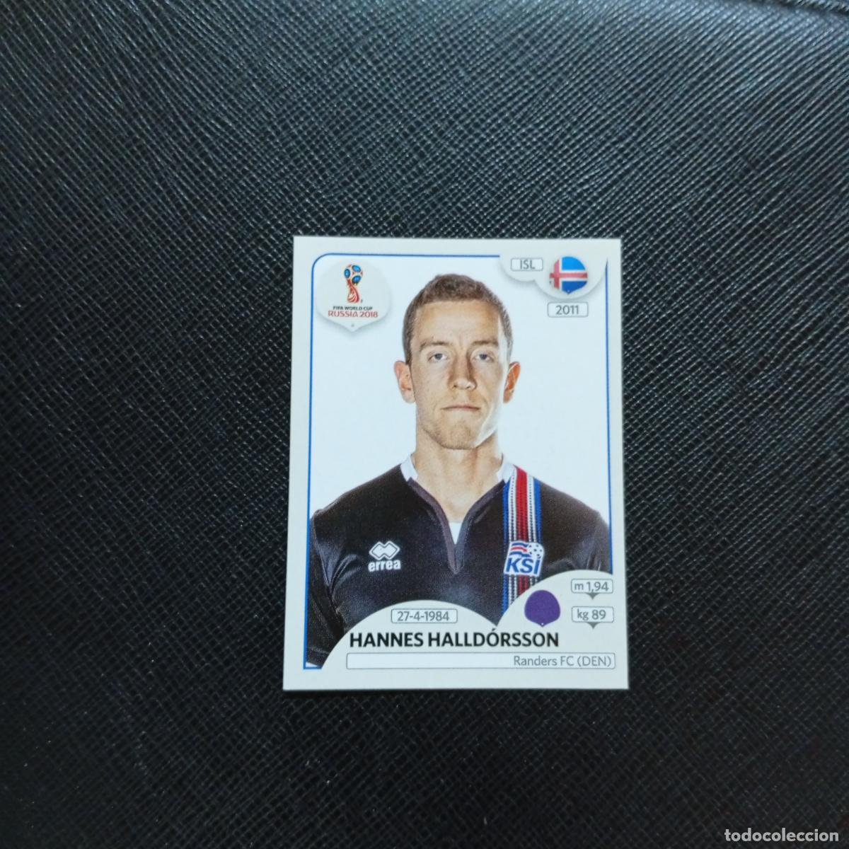Cromos de f&uacute;tbol: 294 HANNES HALLDORSSON ISLANDIA PANINI MUNDIAL RUSIA 2018 CROMO FUTBOL 18 - SIN PEGAR - CJ2 .