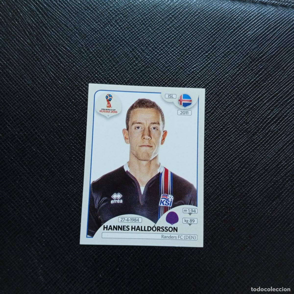 Cromos de f&uacute;tbol: 294 HANNES HALLDORSSON ISLANDIA PANINI MUNDIAL RUSIA 2018 CROMO FUTBOL 18 - SIN PEGAR - CJ2 ..