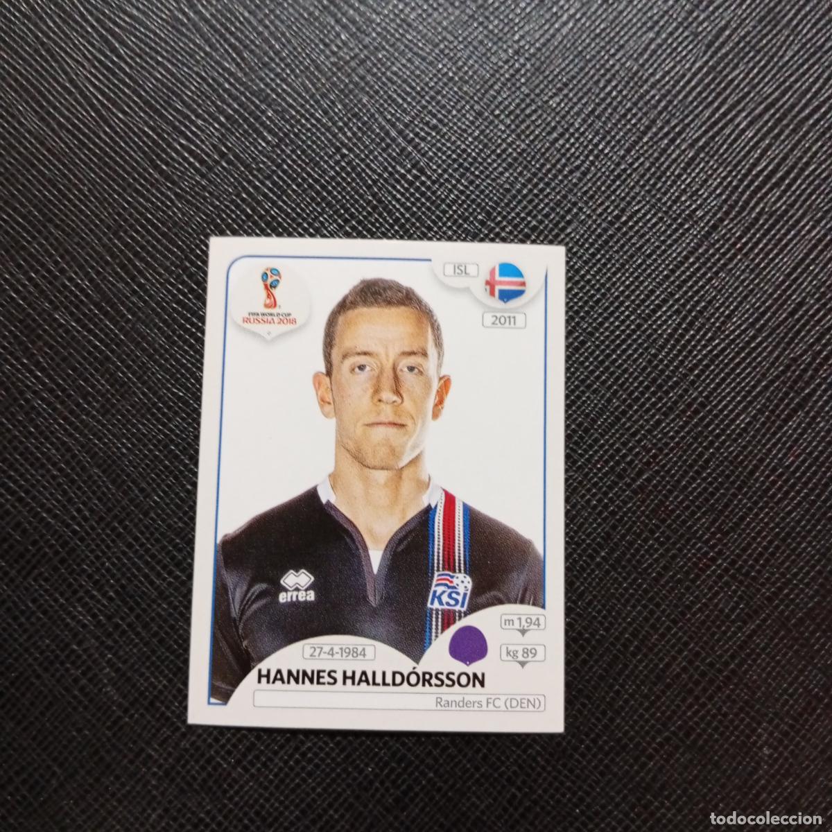 Cromos de f&uacute;tbol: 294 HANNES HALLDORSSON ISLANDIA PANINI MUNDIAL RUSIA 2018 CROMO FUTBOL 18 - SIN PEGAR - CJ2 ..