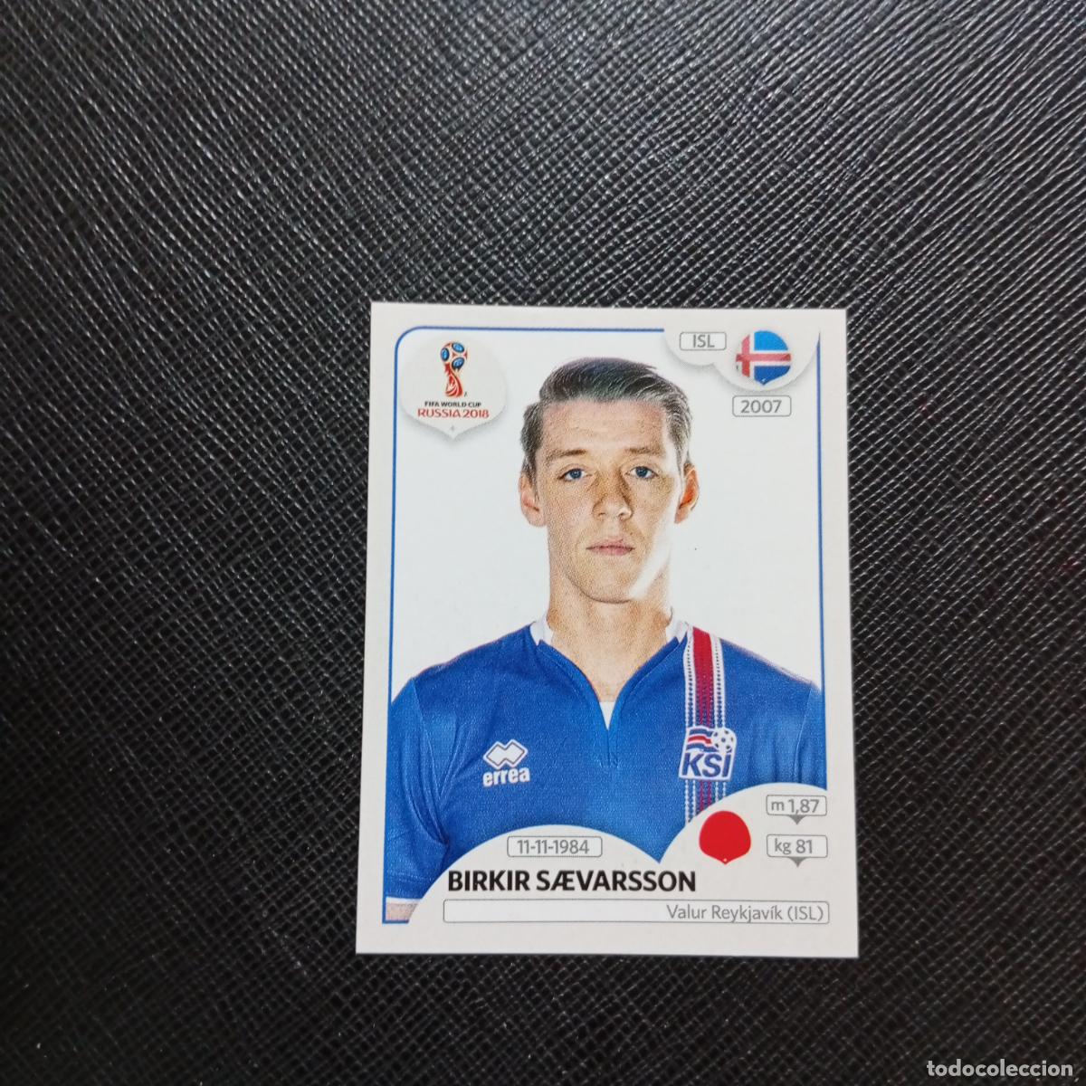 Cromos de f&uacute;tbol: 295 BIRKIR SAEVARSSON ISLANDIA PANINI MUNDIAL RUSIA 2018 CROMO FUTBOL 18 - SIN PEGAR - CJ2