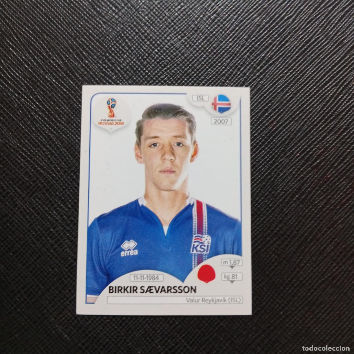 Cromos de f&uacute;tbol: 295 BIRKIR SAEVARSSON ISLANDIA PANINI MUNDIAL RUSIA 2018 CROMO FUTBOL 18 - SIN PEGAR - CJ2