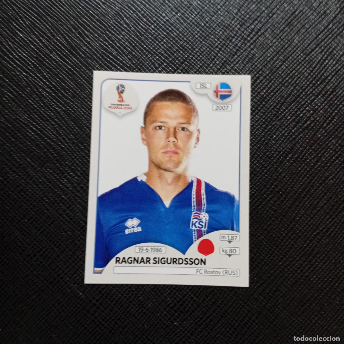 Cromos de f&uacute;tbol: 296 RAGNAR SIGURSSON ISLANDIA PANINI MUNDIAL RUSIA 2018 CROMO FUTBOL 18 - SIN PEGAR - CJ2