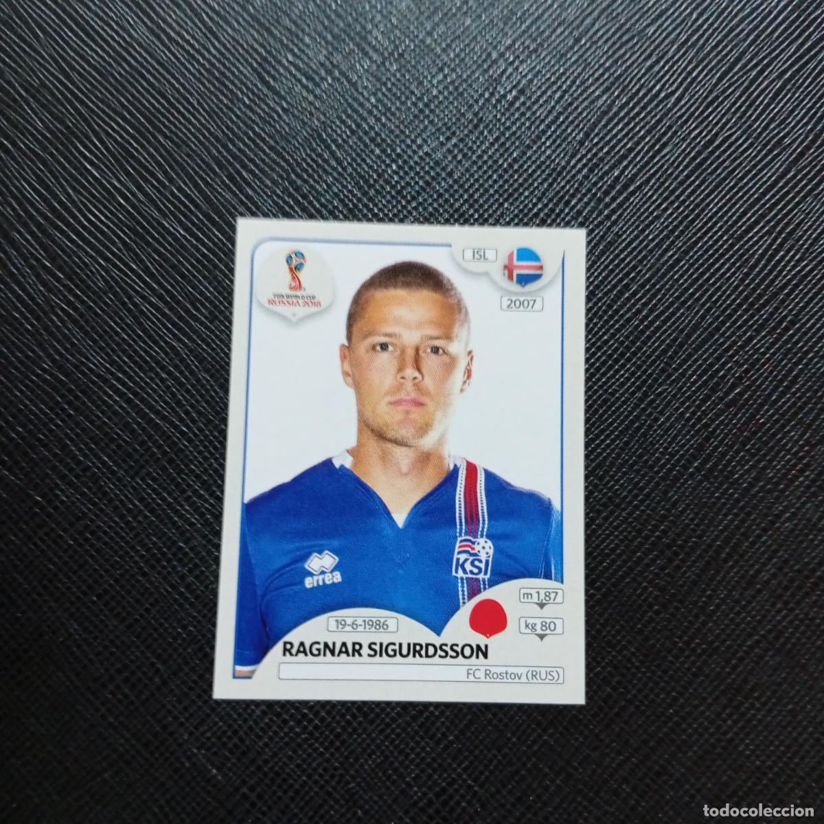 Cromos de f&uacute;tbol: 296 RAGNAR SIGURSSON ISLANDIA PANINI MUNDIAL RUSIA 2018 CROMO FUTBOL 18 - SIN PEGAR - CJ2