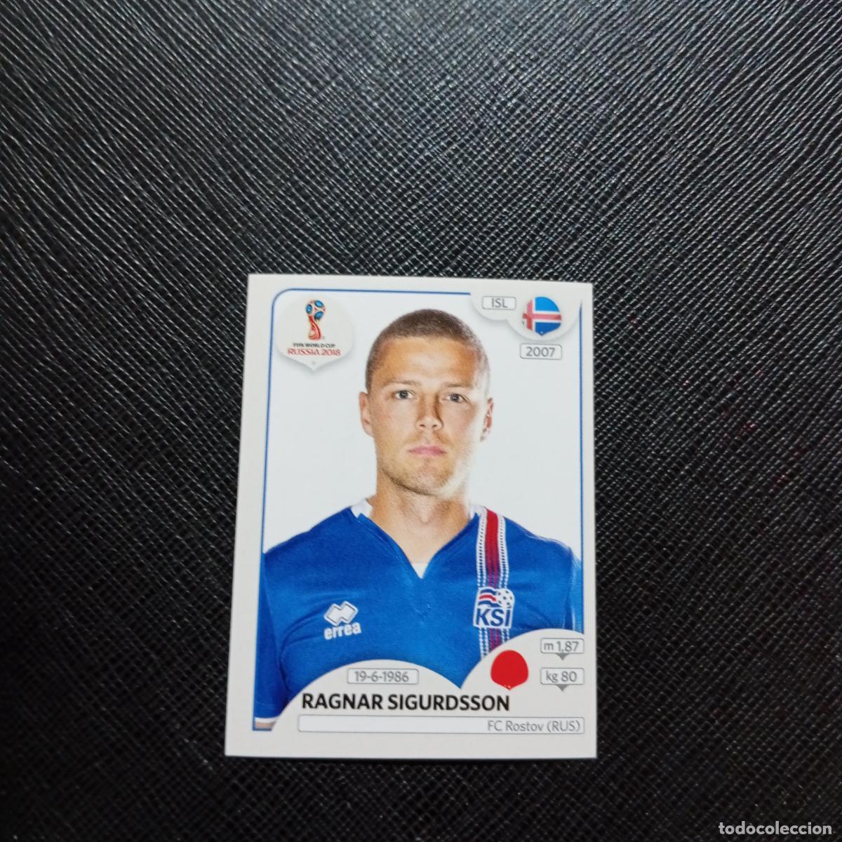 Cromos de f&uacute;tbol: 296 RAGNAR SIGURSSON ISLANDIA PANINI MUNDIAL RUSIA 2018 CROMO FUTBOL 18 - SIN PEGAR - CJ2